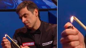 Ronnie O'Sullivan Surprises TV Viewers After Using Lighter On Cue During World Championship Final