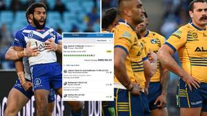 Aussie Punter Misses Out On $888k 15-Leg Multi After Eels Get Thrashed By Bulldogs