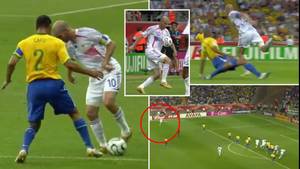 Compilation Of A 34-Year-Old Zinedine Zidane Destroying Brazil While Injured Is Incredible