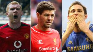 Steven Gerrard Voted The Greatest Premier League Midfielder Ahead Of Frank Lampard And Paul Scholes
