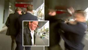 Journalist Cops An Elbow To The Face From Ex-AFL Agent After Chasing Him Down The Street