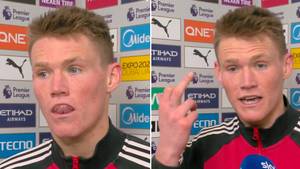 Scott McTominay Directly Responds To Accusations That Players "Gave Up" In Manchester City Game