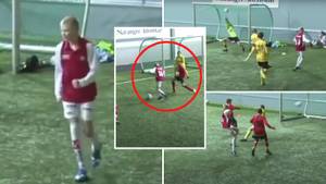Rare Footage Of A 13-Year-Old Erling Haaland Shows He Was A Goal Machine In The Making