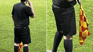 Fans Shocked At Size Of Linesman's Feet In Welsh Football League Game