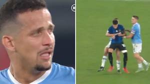 Lazio's Luiz Felipe Sent Off After Jumping On Former Teammate Following Win Against Inter Milan
