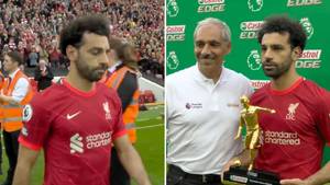 Mohamed Salah Looked Gutted Picking Up Personal Awards