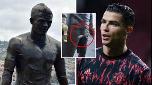 Cristiano Ronaldo Statue's Penis Is 'Worn Out' Because Too Many Fans Grab It