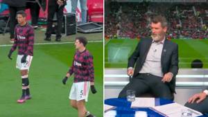 Roy Keane Simply Couldn't Hold It In After Seeing Harry Maguire And Raphael Varane Wear Gloves
