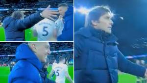 Antonio Conte Couldn't Believe It When Pierre-Emile Hojbjerg Ignored His Hug At Full-Time