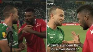The Extraordinary Moment Player Denounces Racist Abuse To Opponent During Live TV Interview