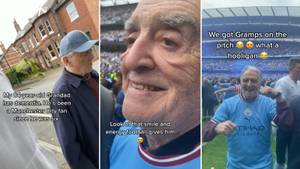 Lad Takes His Grandad With Dementia To Manchester City's Last Game Of The Season, It's So Heartwarming