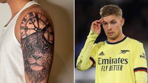 Fans Think They've Spotted A Massive Error In Emile Smith Rowe's New Tattoo