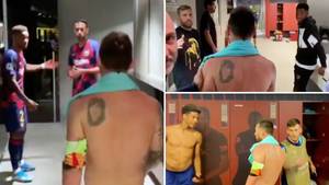POV Dressing Room Footage Shows Amount Of Respect Every Barcelona Player Had For Lionel Messi