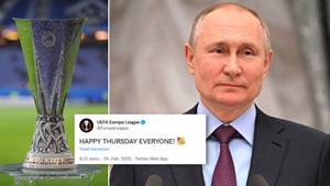 Europa League's Twitter Account Slammed By Fans For Posting Light-Hearted Message After Russia's Invasion Of Ukraine