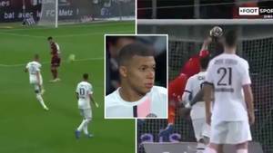Ruthless Kylian Mbappe Tried To Chip Metz Goalkeeper Instead Of Giving The Ball Back After Injury