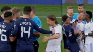 Aymeric Laporte's Reaction To Altercation With Luka Modric Has Got Fans Talking