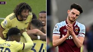 Arsenal Fans Loved Mohamed Elneny Bossing Declan Rice In Midfield While Observing Ramadan