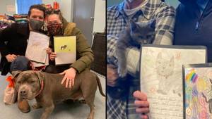 Students Help Unwanted Shelter Animals Find Homes With Class Project