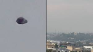 'UFO' Stuns Alien Experts As It Hangs Above City In Broad Daylight