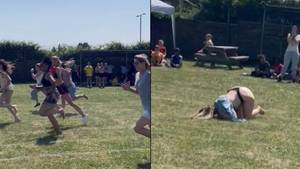 Mum Faceplants During Parents' Race At Sports Day And Moons The Entire Crowd