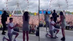 Woman 'Can't Stop Crying' After Parklife Boss Offers To Pay For Honeymoon After Getting Engaged On Stage