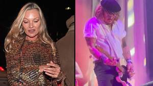 Kate Moss Watched Johnny Depp Perform In London After Amber Heard Testimony