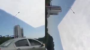 People Reckon ‘The Simulation’ Is Malfunctioning After Seeing Near Perfectly Cut Cloud