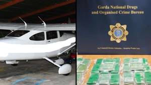 Police seize aircraft and 120kg of cocaine worth £7.1 million