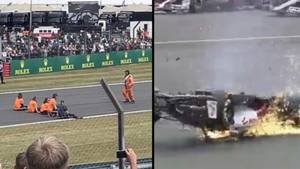 F1 Viewers Livid As Protesters Storm Track Just Minutes After Shocking Crash