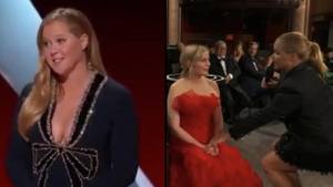 Amy Schumer Accused Of ‘Stealing’ A Joke She Used At The Oscars From Twitter