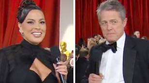 Ashley Graham praised by fans after 'rude' interview with Hugh Grant at the Oscars