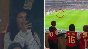 Kim Kardashian only filmed one player during Arsenal's penalty shoot-out with Sporting CP