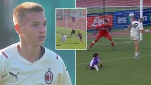 AC Milan wonderkid Francesco Camarda, 14, has scored 485 goals in 89 games at youth level