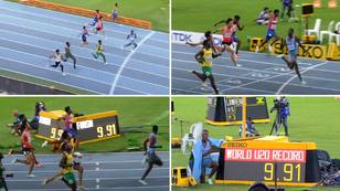 Letsile Tebogo Breaks World Junior 100m Record, Celebrating Before He Had Even Finished, Usain Bolt Reacts