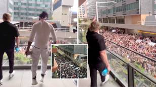 Australian fans camp out overnight to see KSI and Logan Paul, the scenes are insane
