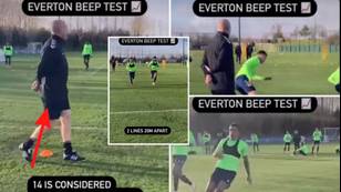 Sean Dyche turning up for Everton’s beep test in his shorts and being unfazed by seven-degree weather shows he is a different breed