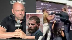 UFC President Dana White Unloads On Showtime After Seeing Canelo Alvarez And Caleb Plant Trade Blows At Presser