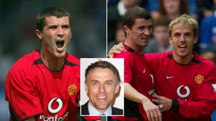 'Stop F****** About!': The Time Phil Neville Was Scolded By Roy Keane For Attempting A Piece Of Brazilian Flair