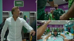 Saudi Arabia release behind-the-scenes footage of stunning World Cup win over Argentina