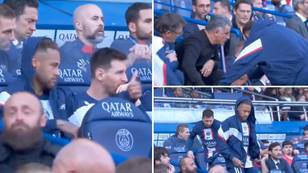 Footage emerges of Neymar and Lionel Messi's behaviour from PSG bench, fans say Cristiano Ronaldo could learn a lesson