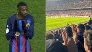 Ousmane Dembele got a standing ovation at the Nou Camp after masterclass, he's turned it around