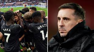 Gary Neville brands Arsenal celebrations after win over Aston Villa as ‘too desperate and too emotional’