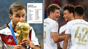 Mario Gotze has been named in Germany's World Cup squad five years after last call-up