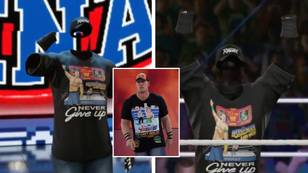 The new WWE 2K23 game has a version of John Cena where 'you can't see him'