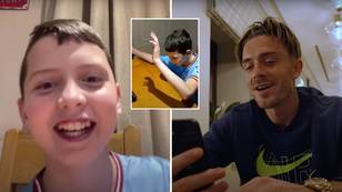Jack Grealish calls biggest fan Finlay on FaceTime to talk about celebration, he was so happy