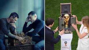 Fans have worked out the hidden meaning behind Lionel Messi and Cristiano Ronaldo's internet-breaking picture and it's genius