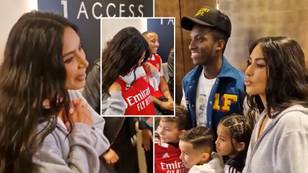 Arsenal fans fearful of Kim Kardashian curse after Eddie Nketiah gifts Gooners shirt to reality TV star