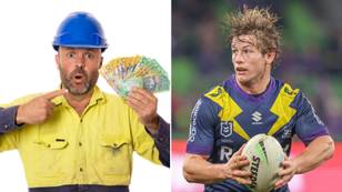 $1-million-a-year NRL star called out for claiming footy players would be 'better off working as tradies'