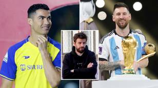 Gerard Pique has his say on the GOAT debate as he picks between Lionel Messi and Cristiano Ronaldo