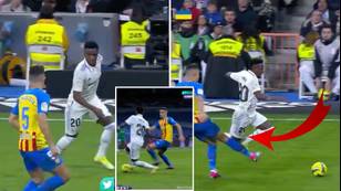 'Disgusting!' - Gabriel sends Vinicius Junior airborne with one of the worst challenges we've ever seen in La Liga